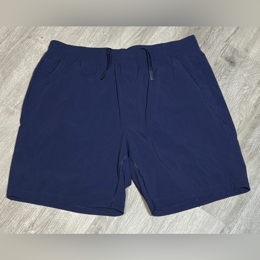 Bear Bottom Stretch Casual Shorts Mens Sz XL Navy Blue 7‎ inch inseam
